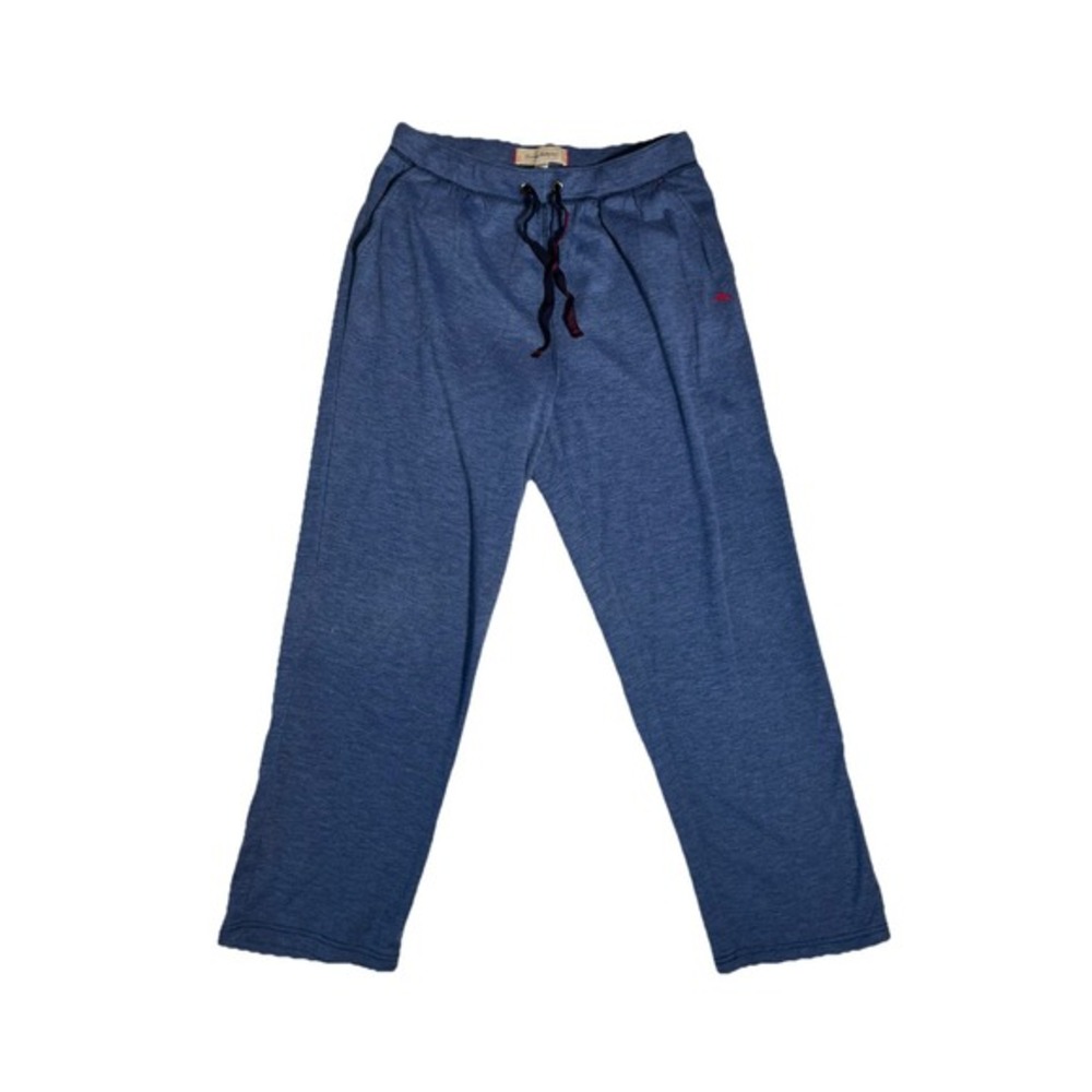 Tommy Bahama Pajama Pants Mens‎ L Blue Heathered Lounge Sleepwear Knit Comfort